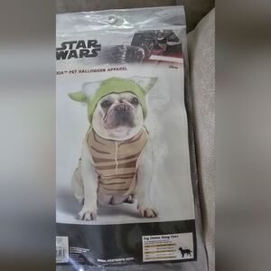Star Wars Yoda Dog Costume - Green and Brown Large